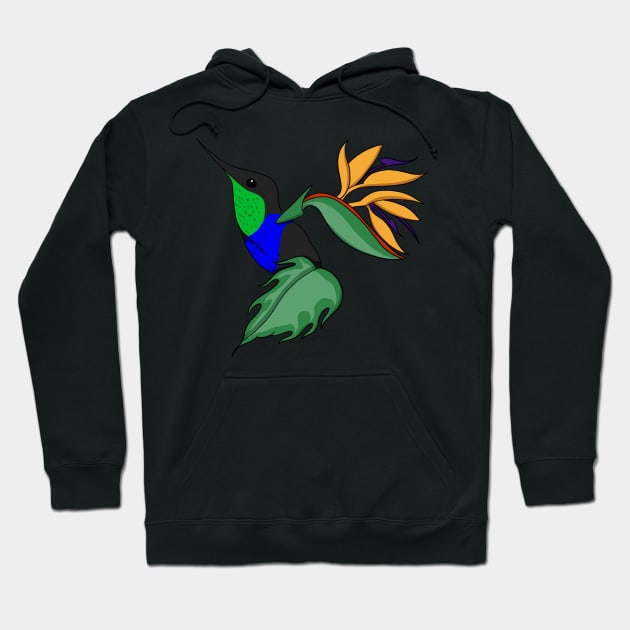 Bird of Paradise Hoodie by ShadowCas